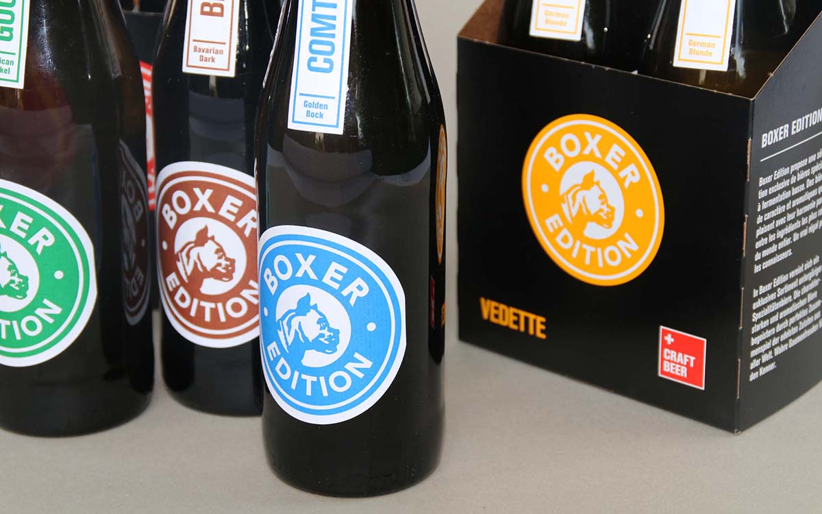 Redesign für die Westschweizer Brauerei Boxer